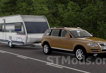 Volkswagen Touareg version 2.6 for Euro Truck Simulator 2 (v1.48.x)