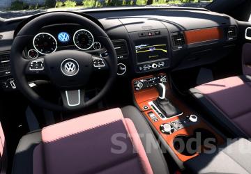 Volkswagen Touareg version 2.4 for Euro Truck Simulator 2 (v1.47.x)