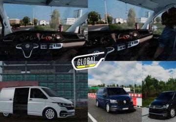 Volkswagen Transporter T6.1 version 1.0 for Euro Truck Simulator 2 (v1.44.x, 1.45.x)