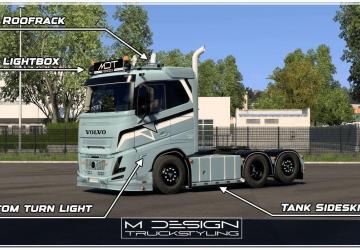 Volvo Aero Tuning Pack version 3.0 for Euro Truck Simulator 2 (v1.54.x)