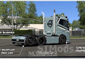 Volvo Aero Tuning Pack version 3.0 Fix for Euro Truck Simulator 2 (v1.53.x, - 1.55.x)