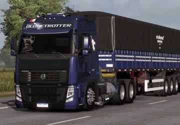 Volvo FH12 and FH16 version 1.0 for Euro Truck Simulator 2 (v1.38.x)