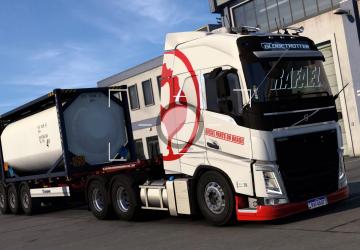 Volvo FH16 2012 Brasil Edition version 1.2 for Euro Truck Simulator 2 (v1.41.x)