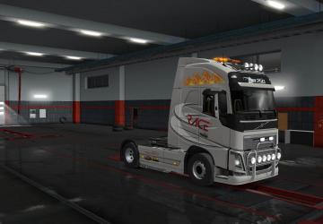 Volvo FH16 2012 Race skin version 2.0 for Euro Truck Simulator 2 (v1.35.x)
