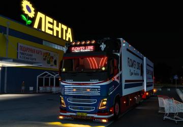 Volvo FH16 Flowerline version 1.0 for Euro Truck Simulator 2 (v1.41.x)
