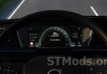 Volvo FH5 Improved Dashboard version 1.1 for Euro Truck Simulator 2 (v1.54.x)