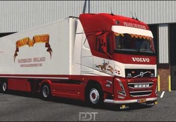 Volvo FH5 & Trailer «Frank de Ridder» version 3.0 for Euro Truck Simulator 2 (v1.49.x)