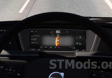 Volvo FH6 Improved Dashboard version 1.5.5 for Euro Truck Simulator 2 (v1.54.x, 1.55.x)