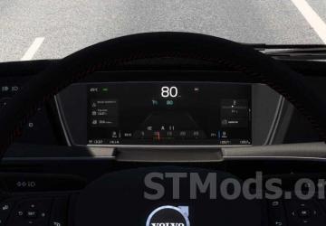 Volvo FH6 Improved Dashboard version 1.5.6 for Euro Truck Simulator 2 (v1.55.x)