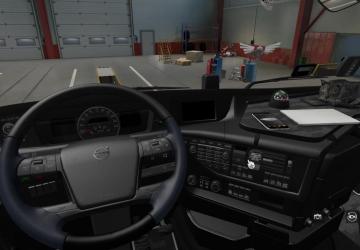 Volvo FH 2012 Dark Interior version 17.02.2024 for Euro Truck Simulator 2 (v1.49.x)