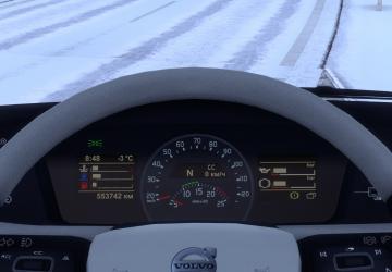 Volvo FH 2012 Improved Dashboard version 1.1 for Euro Truck Simulator 2 (v1.43.x)