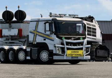 Volvo FM 10×4 Heavy version 1.0.1 for Euro Truck Simulator 2 (v1.43.x)