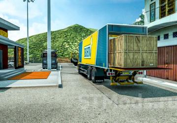 Volvo FM Delivery Truck With Load Animation v1.4 for Euro Truck Simulator 2 (v1.48.x)