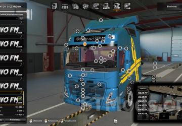Volvo FM / FMX 2022 version 1.3.7 Fix for Euro Truck Simulator 2 (v1.55.x)