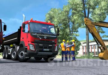 Volvo FMX Kipper version 2.1 for Euro Truck Simulator 2 (v1.48.x)