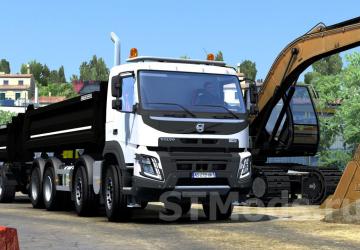 Volvo FMX Kipper version 2.1 for Euro Truck Simulator 2 (v1.48.x)