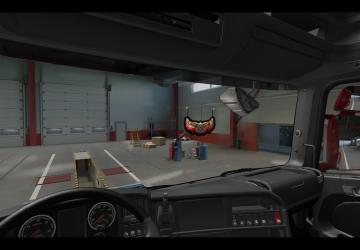 Eagle Pennant for Windshield version 1.0 for Euro Truck Simulator 2 (v1.40.x)