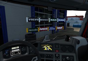 Truck Flags with Car Brand Names version 1.0 for Euro Truck Simulator 2 (v1.35.x, 1.36.x)