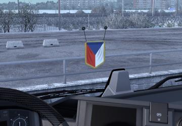 Russia Pennants version 1.0 for Euro Truck Simulator 2 (v1.21.x, - 1.35.x)