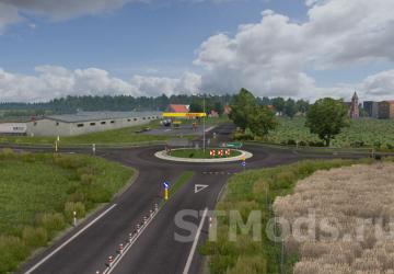 Map of Poland version 1.47 for Euro Truck Simulator 2 (v1.47.x)