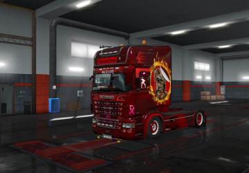 Warmaiden Skin for Scania RJL Topline version 1.0 for Euro Truck Simulator 2 (v1.35.x, - 1.43.x)