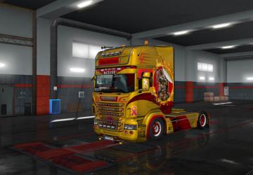 Warmaiden Skin for Scania RJL Topline version 1.0 for Euro Truck Simulator 2 (v1.35.x, - 1.43.x)