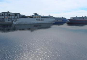 Water HD version 19.05.21 for Euro Truck Simulator 2 (v1.40.x)
