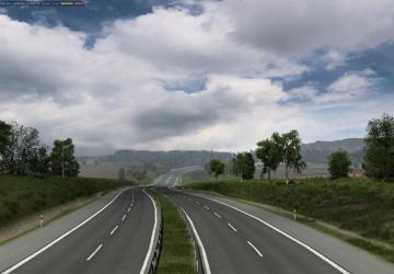 Weather 2.0 version 1.0 for Euro Truck Simulator 2 (v1.45.x)