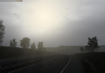 Weather 2.0 version 1.0 for Euro Truck Simulator 2 (v1.45.x)