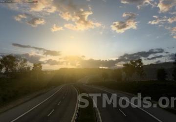 Weather 2.0 version 2.8 for Euro Truck Simulator 2 (v1.47.x)