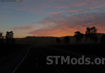 Weather 2.0 version 3.3 for Euro Truck Simulator 2 (v1.55.x)