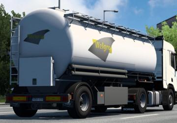Welgro trailer pack version 1.0 for Euro Truck Simulator 2 (v1.44.x, 1.45.x)