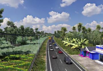 West Kalimantan version 1.0 for Euro Truck Simulator 2 (v1.36.x, - 1.40.x)