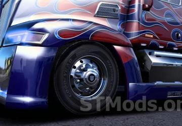 Western Star 5700 Optimus Prime version 10.04.25 for Euro Truck Simulator 2 (v1.54.x)