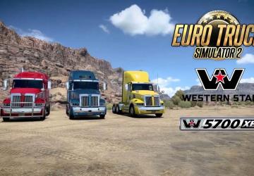Western Star 5700XE version 1.0 for Euro Truck Simulator 2 (v1.46.x)