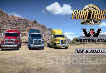 Western Star 5700XE version 1.1 for Euro Truck Simulator 2 (v1.47.x)