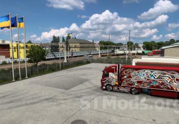 Map Ukraine Expansion version 0.13 for Euro Truck Simulator 2 (v1.49.x)