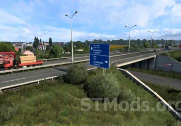 Ukraine Expansion version 0.13 for Euro Truck Simulator 2 (v1.54.x)