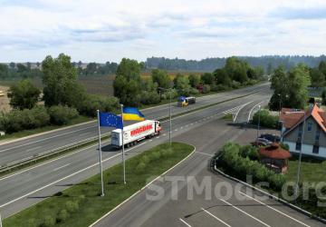 Map Ukraine Expansion version 0.8 for Euro Truck Simulator 2 (v1.44.x)