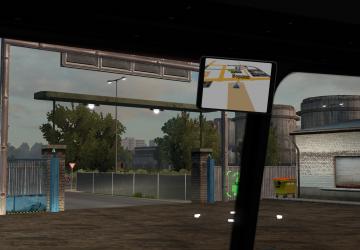 White background for GPS Navigator version 1.0 for Euro Truck Simulator 2 (v1.35.x)