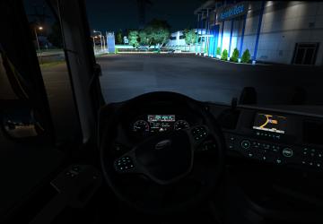 Xenon Blue the distant lights and Yellow dipped headlights v1.0 for Euro Truck Simulator 2 (v1.36.x, 1.37.x)