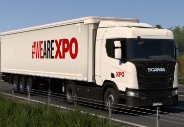 XPO Logistics Paintjob Pack version 1.3 for Euro Truck Simulator 2 (v1.35.x, - 1.41.x)