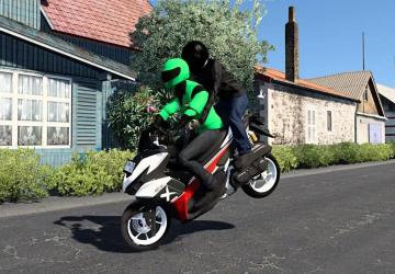 Yamaha Nmax and Aerox version 1.0 for Euro Truck Simulator 2 (v1.47.x, - 1.55.x)