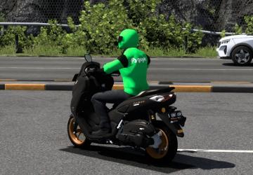 Yamaha Nmax and Aerox version 1.0 for Euro Truck Simulator 2 (v1.47.x, - 1.55.x)