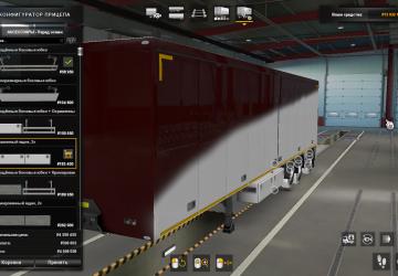 Snowy Standard Trailer version 1.0 for Euro Truck Simulator 2 (v1.39.x)