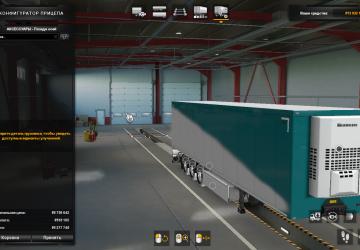 Snowy Standard Trailer version 1.0 for Euro Truck Simulator 2 (v1.39.x)
