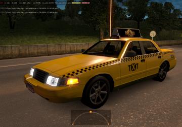 Yellow Taxis in Traffic version 1.0 for Euro Truck Simulator 2 (v1.35.x, 1.36.x)