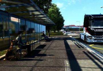 Living cities version 2.1 for Euro Truck Simulator 2 (v1.44x)