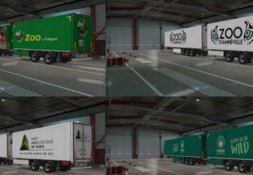 Zoo Trailers Modpack version 1.0 for Euro Truck Simulator 2 (v1.37.x)
