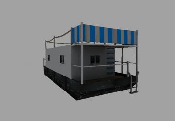 Objects: Sailboat and Floating House version 1.0 for Farming Simulator 2017